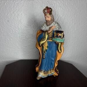 Wise Men King w/ Blue Chest Nativity Kirkland Signature 75177 From 1998 Set